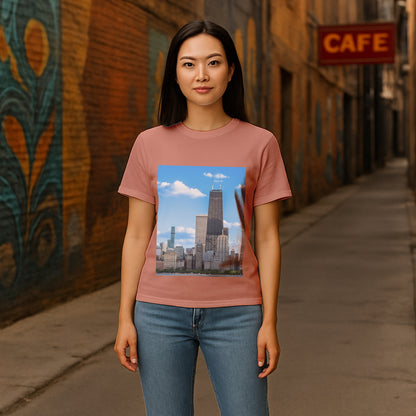 Sky High Confidence – The Hancock Tee That Elevates Your Look