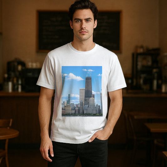 Sky High Confidence – The Hancock Tee That Elevates Your Look
