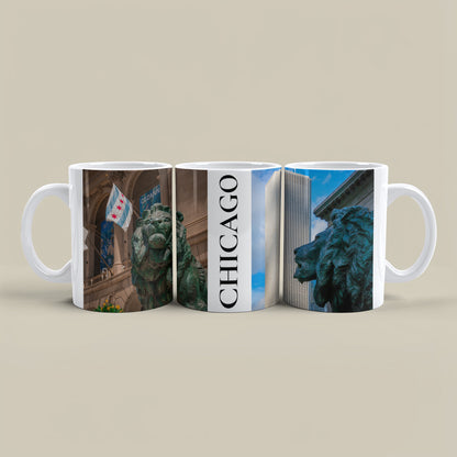 Chicago Lions Coffee Mug – Real City Photography | 11oz & 15oz Ceramic Mug