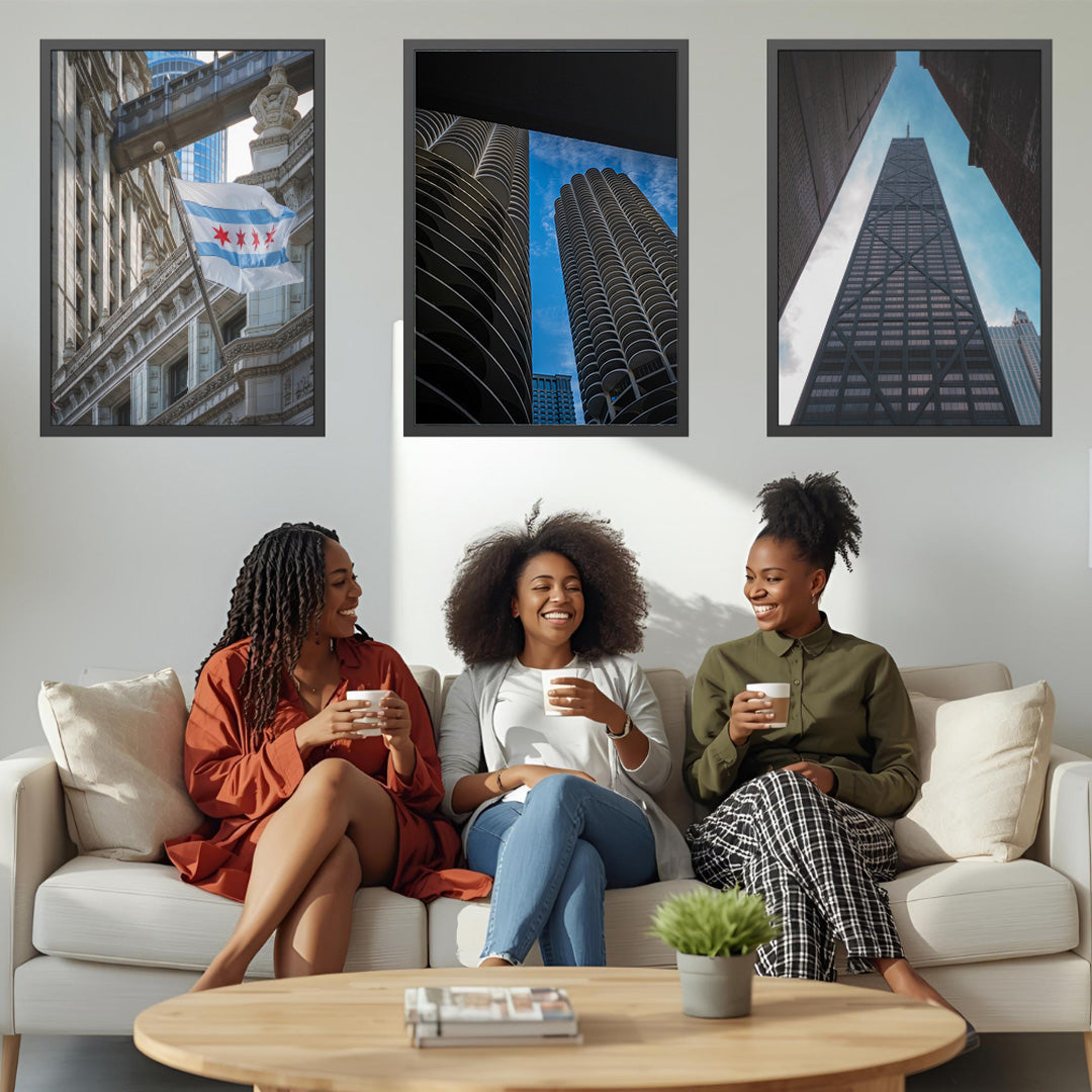 Iconic Giants – Modern City Photography Print