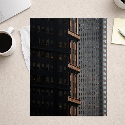 Shadows of a city – Unframed Matte Photography Print