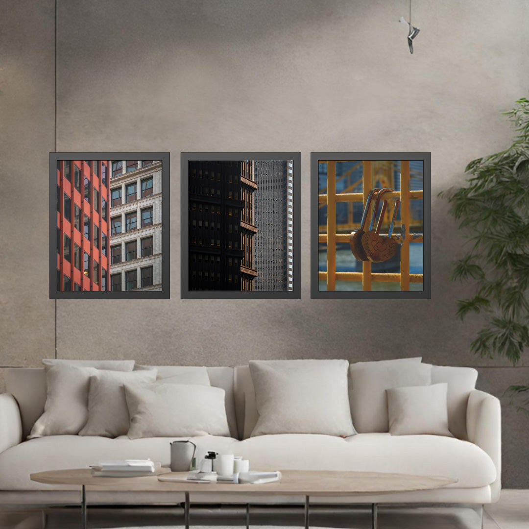 Shadows of a city – Unframed Matte Photography Print