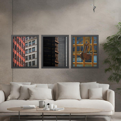 Shadows of a city – Unframed Matte Photography Print