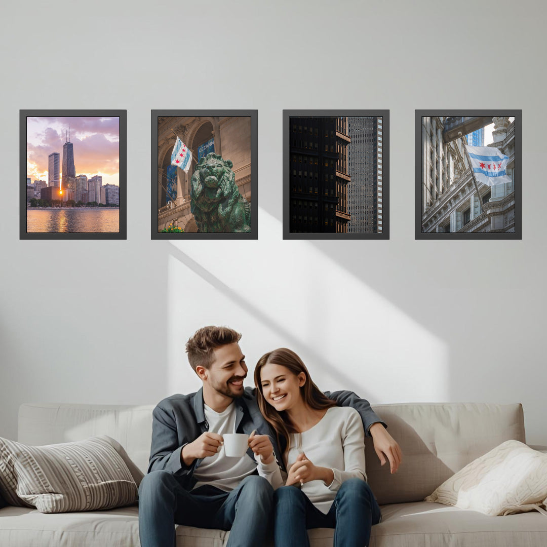 Shadows of a city – Unframed Matte Photography Print