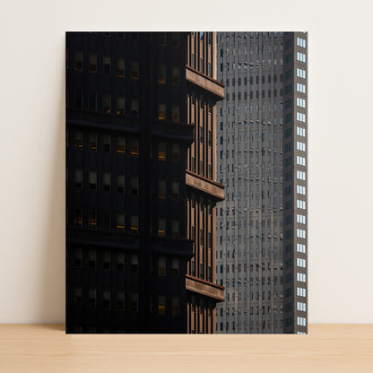 Shadows of a city – Unframed Matte Photography Print