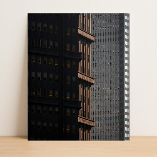 Shadows of a city – Unframed Matte Photography Print