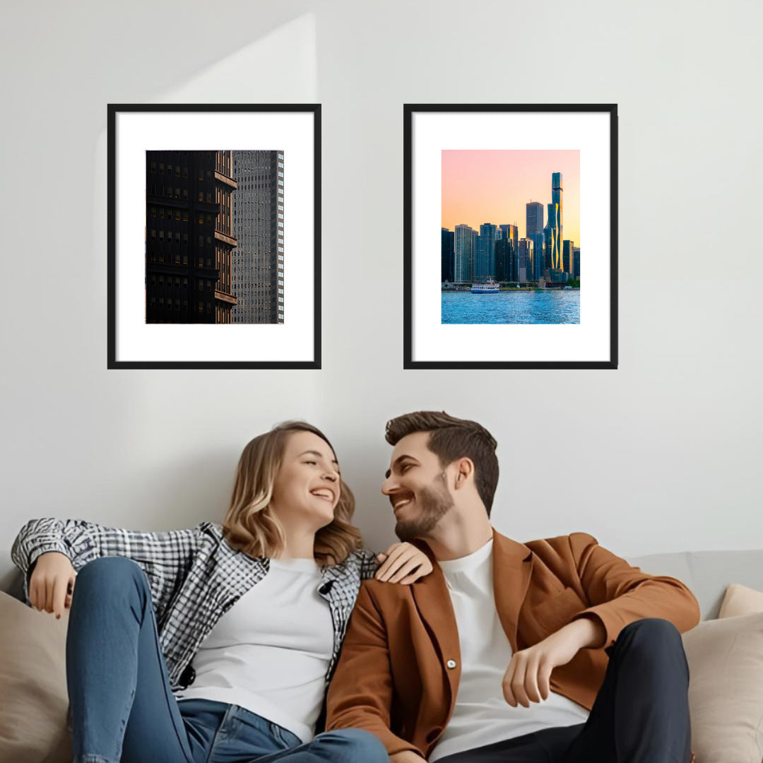 Shadows of a city – Unframed Matte Photography Print