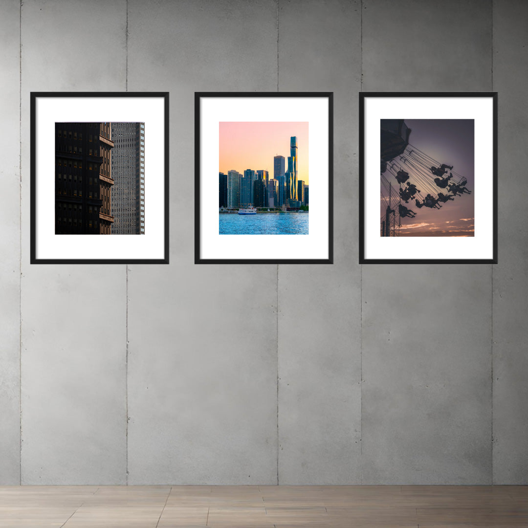 Shadows of a city – Unframed Matte Photography Print