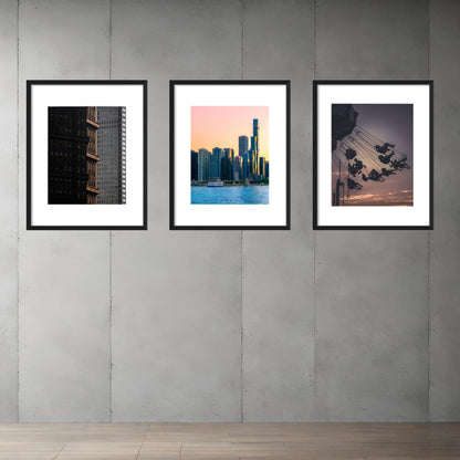 Shadows of a city – Unframed Matte Photography Print
