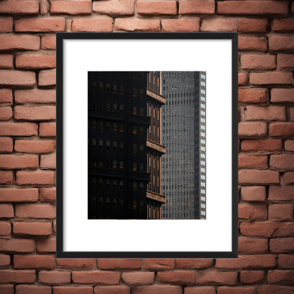 Shadows of a city – Unframed Matte Photography Print