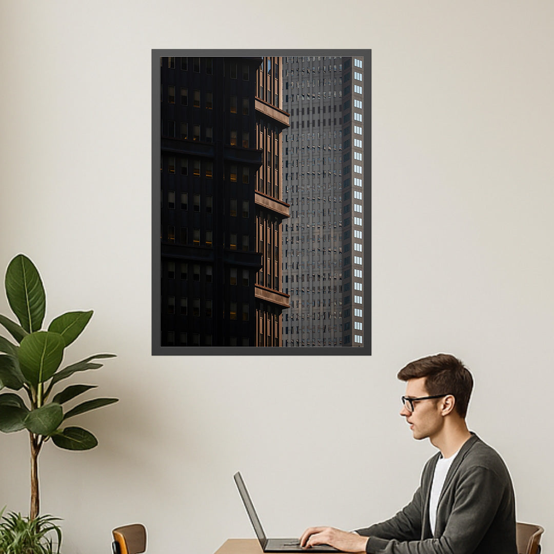 Shadows of a city – Unframed Matte Photography Print