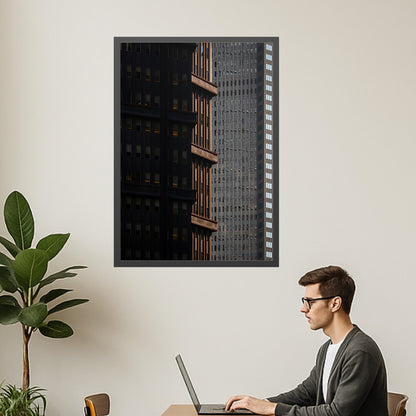 Shadows of a city – Unframed Matte Photography Print