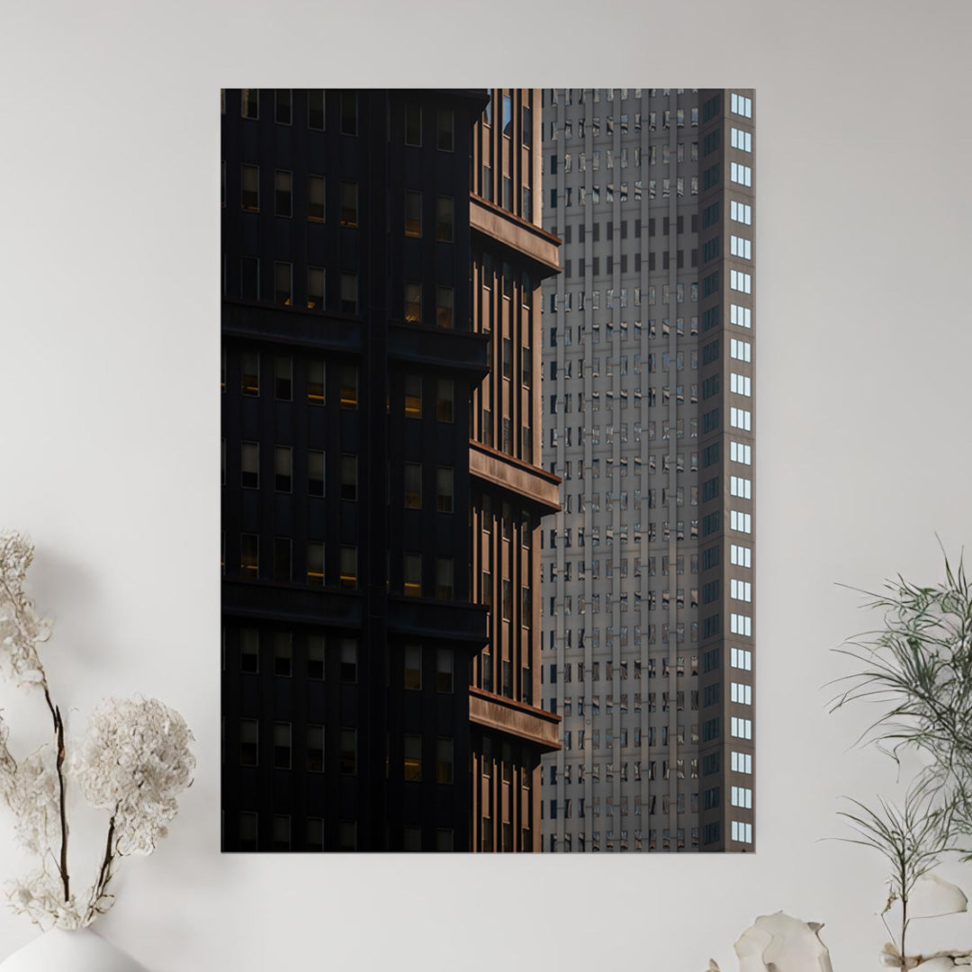 Shadows of a city – Unframed Matte Photography Print