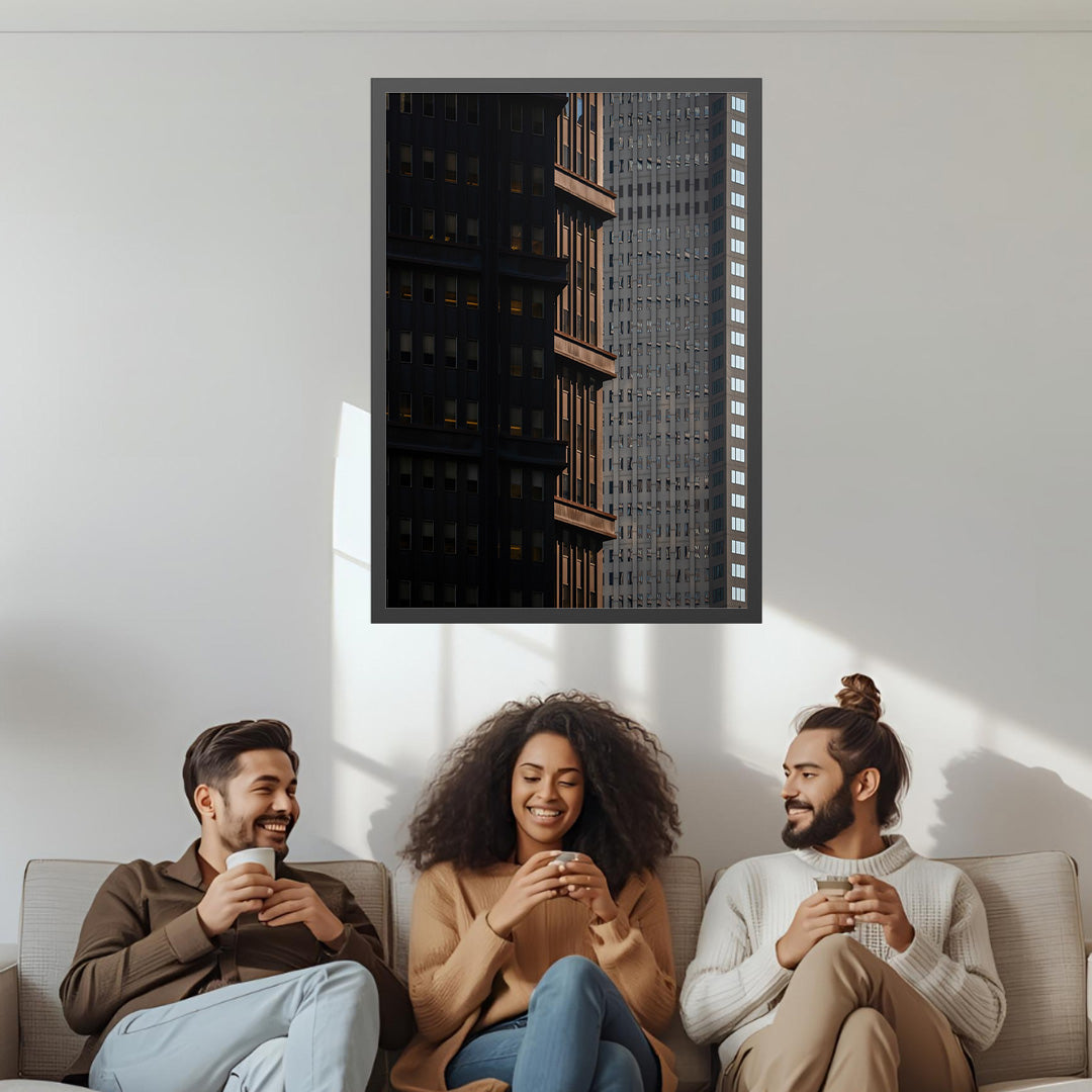 Shadows of a city – Unframed Matte Photography Print