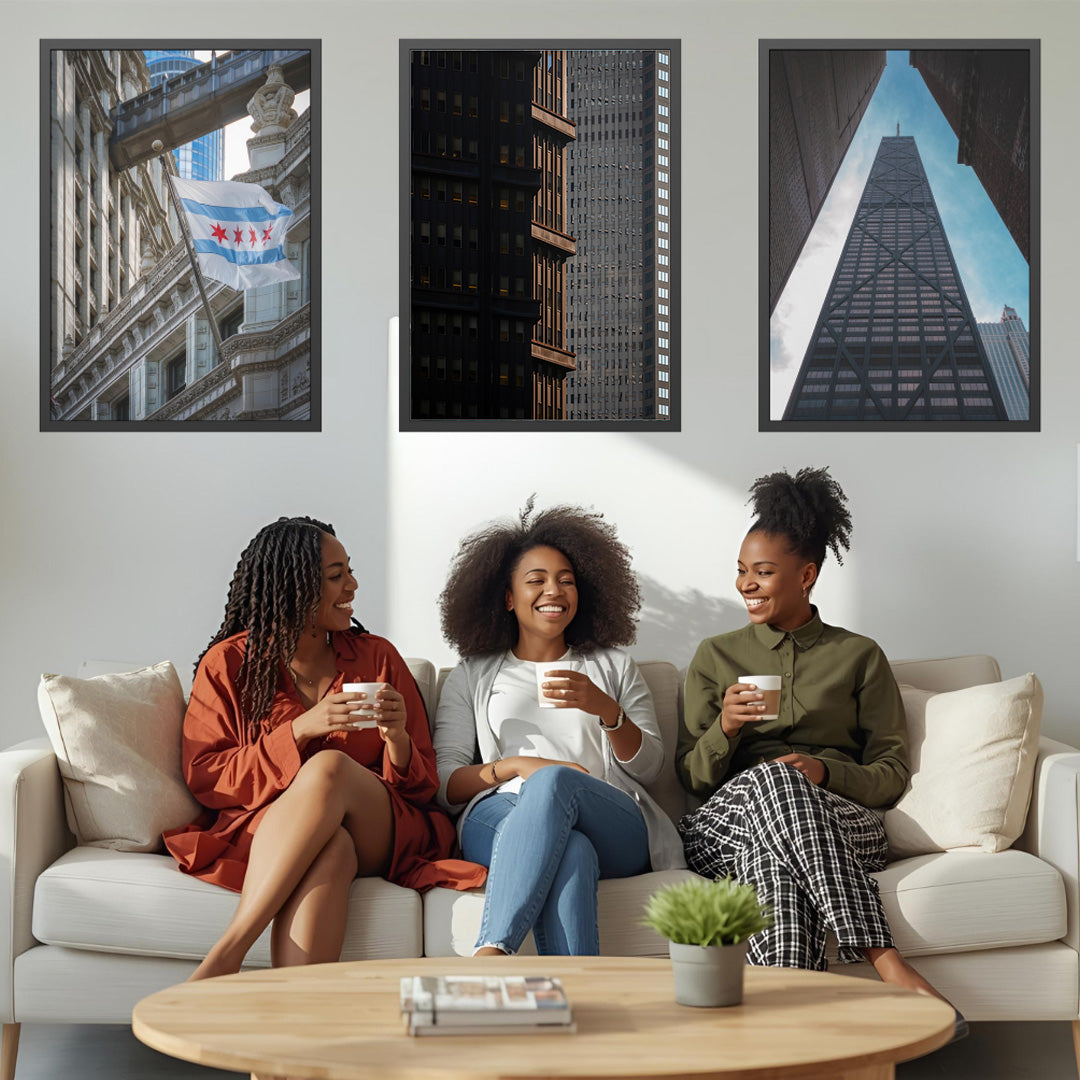 Shadows of a city – Unframed Matte Photography Print