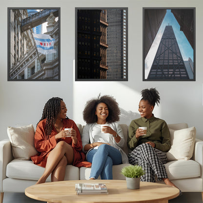 Shadows of a city – Unframed Matte Photography Print