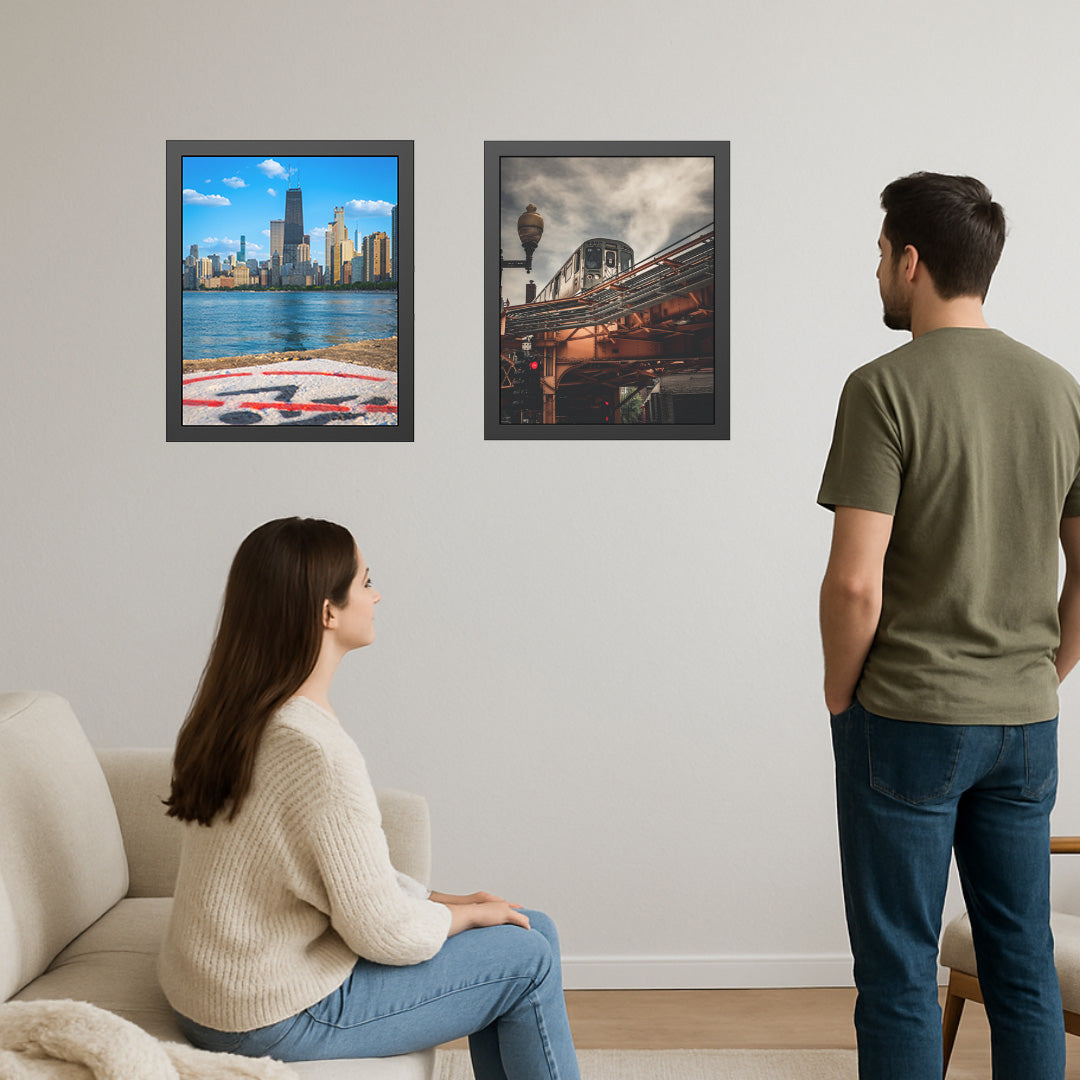 Own Chicago: No Diving Limited Edition Cityscape Photography Print – Fine Art, Semi-Gloss, or Matte – Framed or Unframed Luxury Wall Art