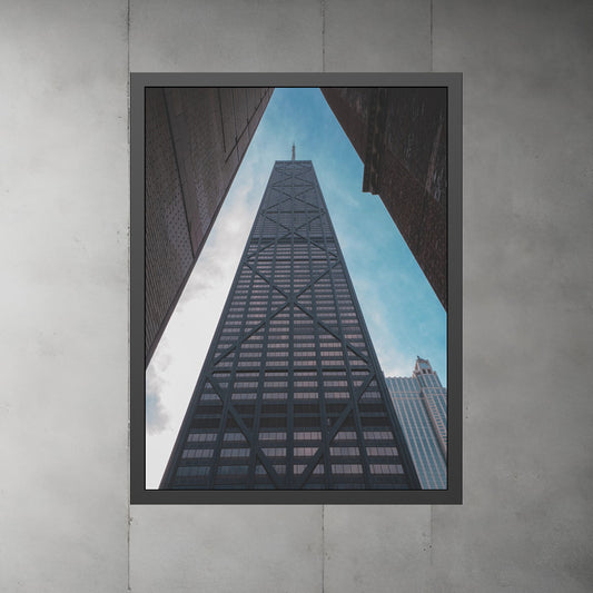 Own Chicago: The Hancock Limited Edition Cityscape Photography Print – Fine Art, Semi-Gloss, or Matte – Framed or Unframed Luxury Wall Art