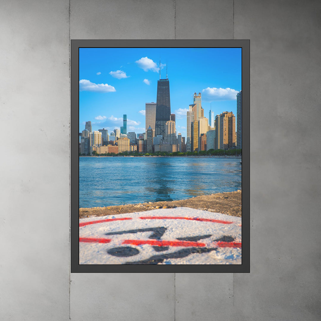 Own Chicago: No Diving Limited Edition Cityscape Photography Print – Fine Art, Semi-Gloss, or Matte – Framed or Unframed Luxury Wall Art