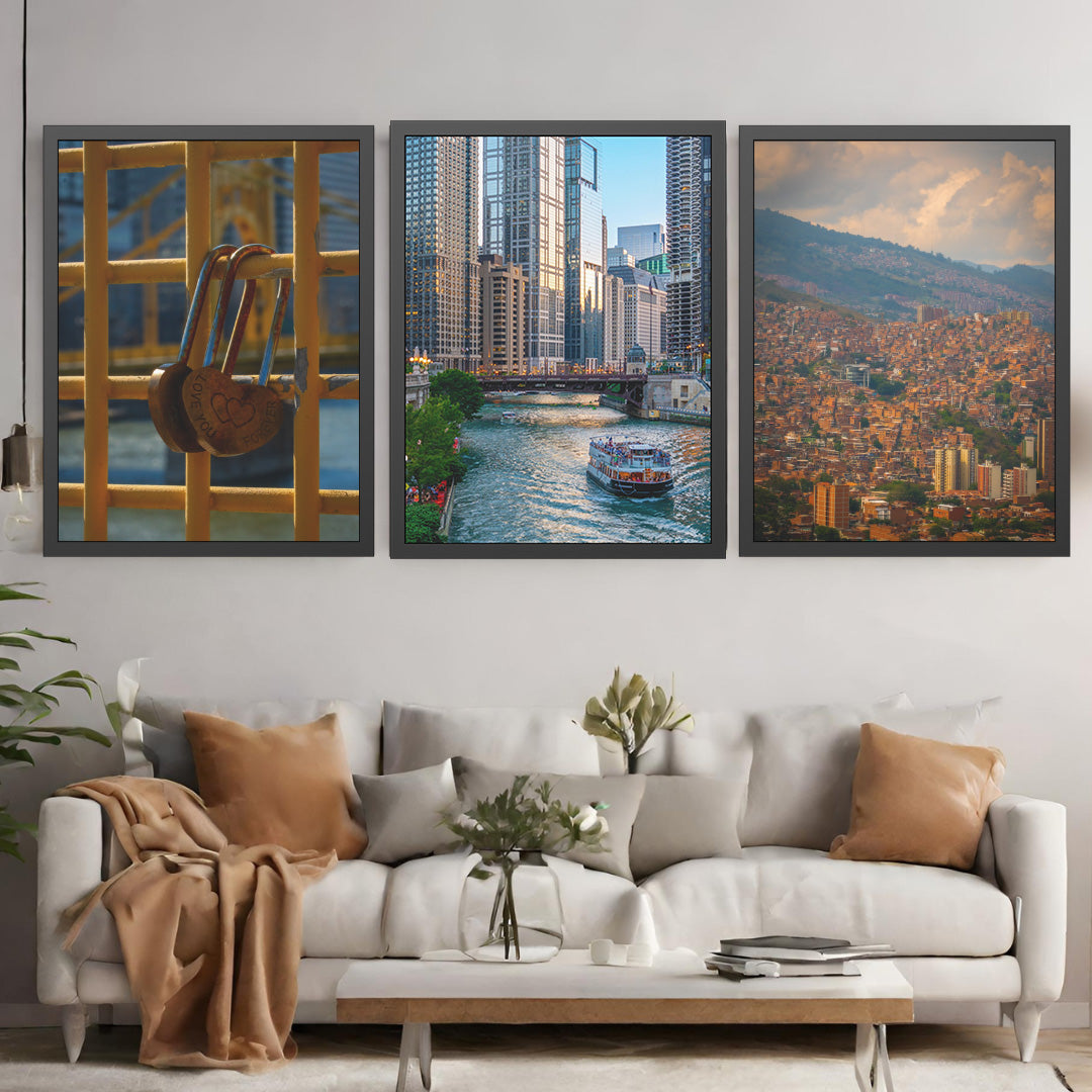 Own Chicago: Chicago River Limited Edition Cityscape Photography Print – Fine Art, Semi-Gloss, or Matte – Framed or Unframed Luxury Wall Art