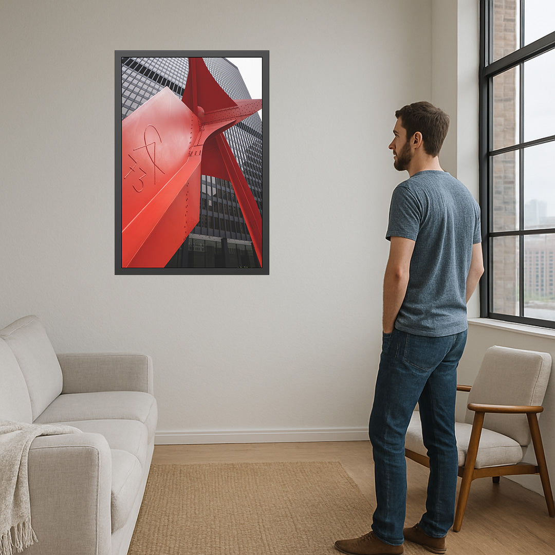 Own Chicago: Flamingo Limited Edition Cityscape Photography Print – Fine Art, Semi-Gloss, or Matte – Framed or Unframed Luxury Wall Art