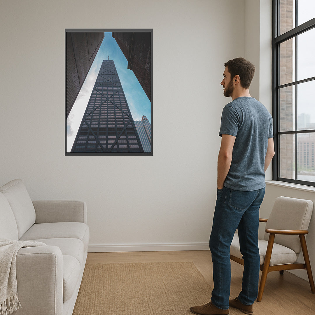 Own Chicago: The Hancock Limited Edition Cityscape Photography Print – Fine Art, Semi-Gloss, or Matte – Framed or Unframed Luxury Wall Art