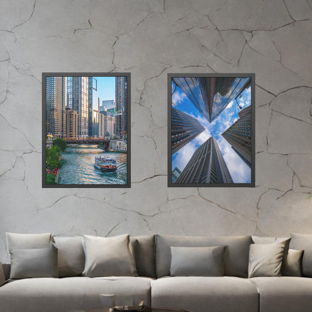 Own Chicago: Chicago River Limited Edition Cityscape Photography Print – Fine Art, Semi-Gloss, or Matte – Framed or Unframed Luxury Wall Art