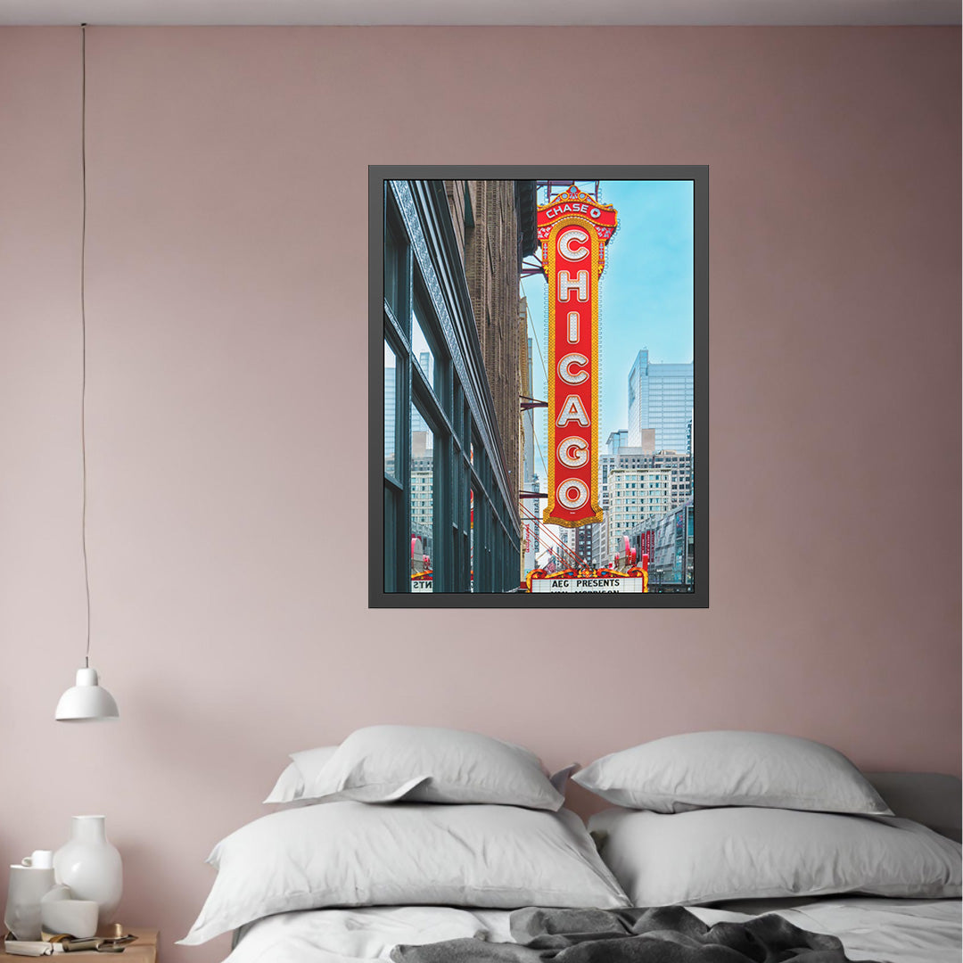 Own Chicago: Chicago Theatre Limited Edition Cityscape Photography Print – Fine Art, Semi-Gloss, or Matte – Framed or Unframed Luxury Wall Art