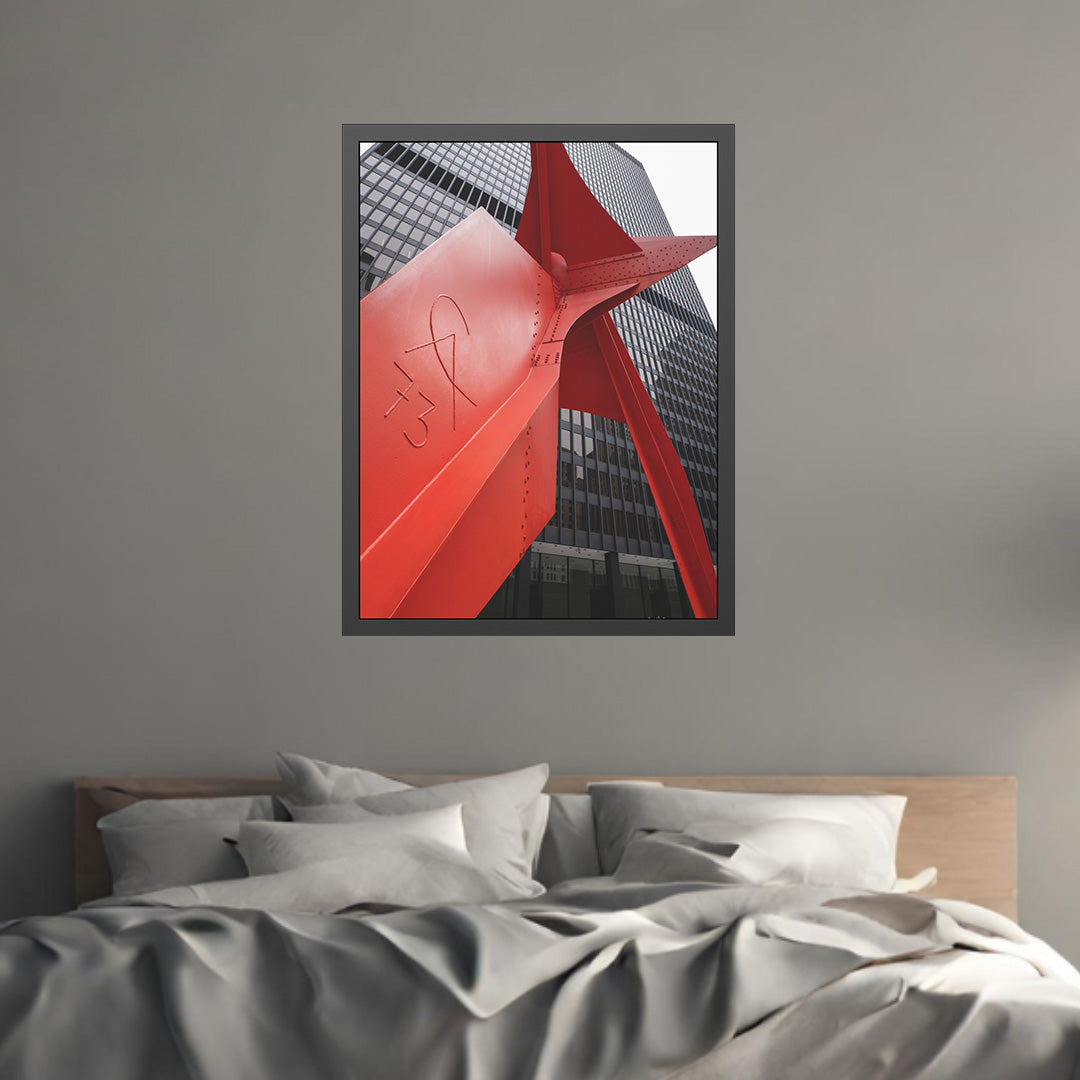 Own Chicago: Flamingo Limited Edition Cityscape Photography Print – Fine Art, Semi-Gloss, or Matte – Framed or Unframed Luxury Wall Art