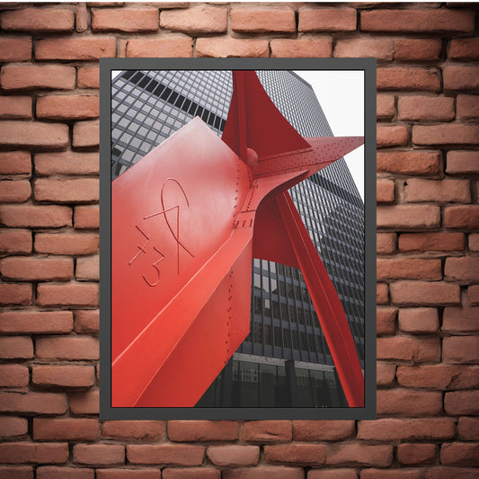Own Chicago: Flamingo Limited Edition Cityscape Photography Print – Fine Art, Semi-Gloss, or Matte – Framed or Unframed Luxury Wall Art