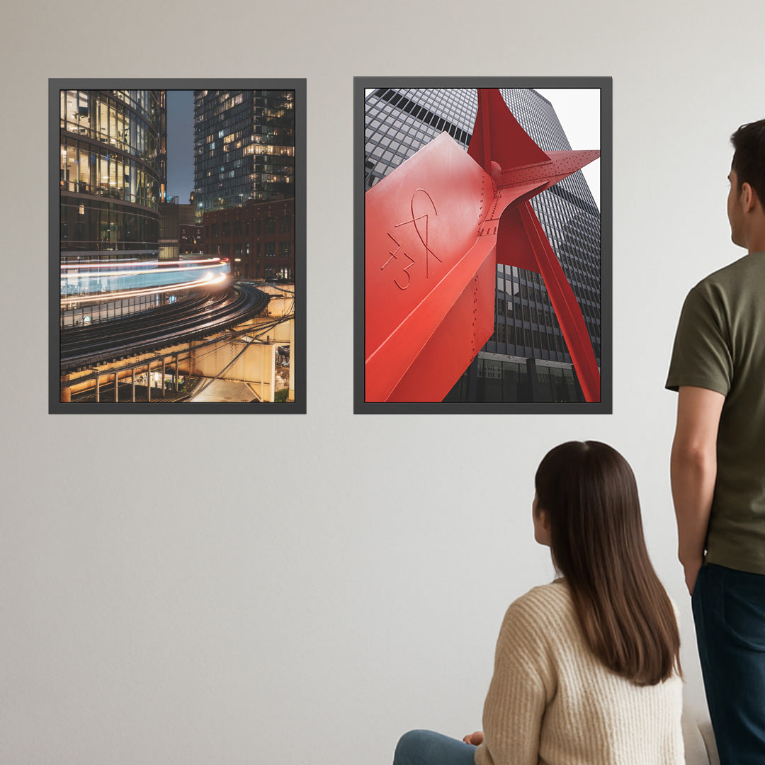 Own Chicago: Flamingo Limited Edition Cityscape Photography Print – Fine Art, Semi-Gloss, or Matte – Framed or Unframed Luxury Wall Art