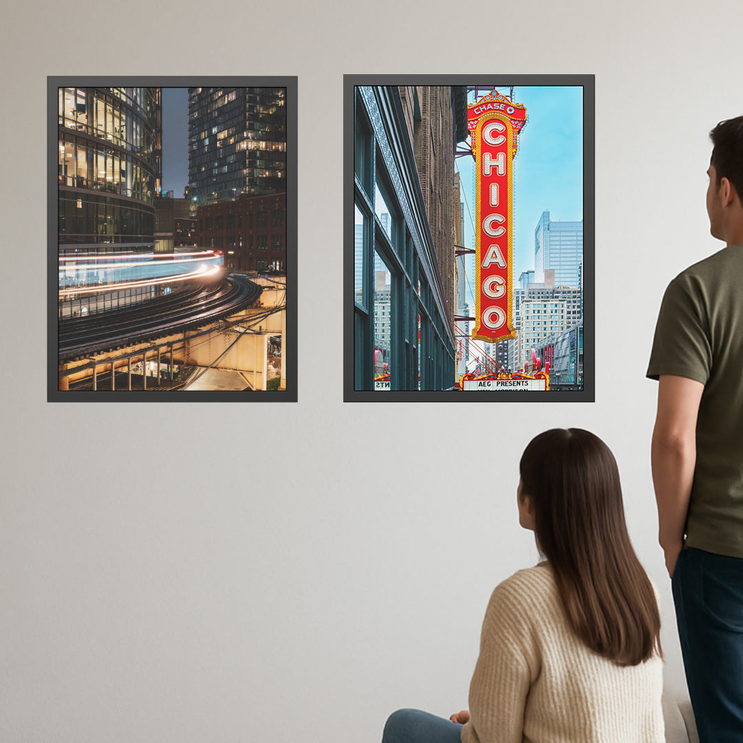 Own Chicago: Chicago Theatre Limited Edition Cityscape Photography Print – Fine Art, Semi-Gloss, or Matte – Framed or Unframed Luxury Wall Art