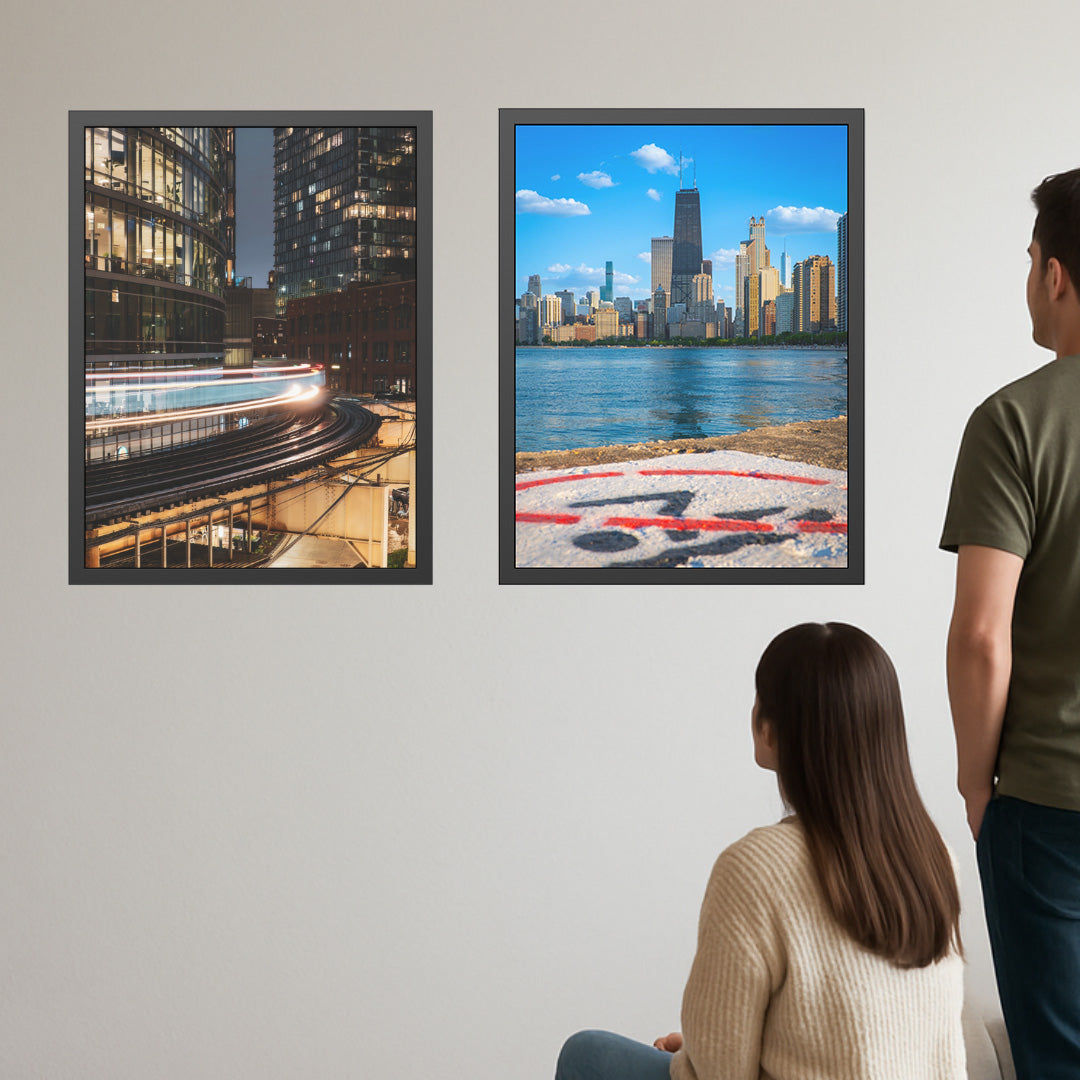 Own Chicago: No Diving Limited Edition Cityscape Photography Print – Fine Art, Semi-Gloss, or Matte – Framed or Unframed Luxury Wall Art