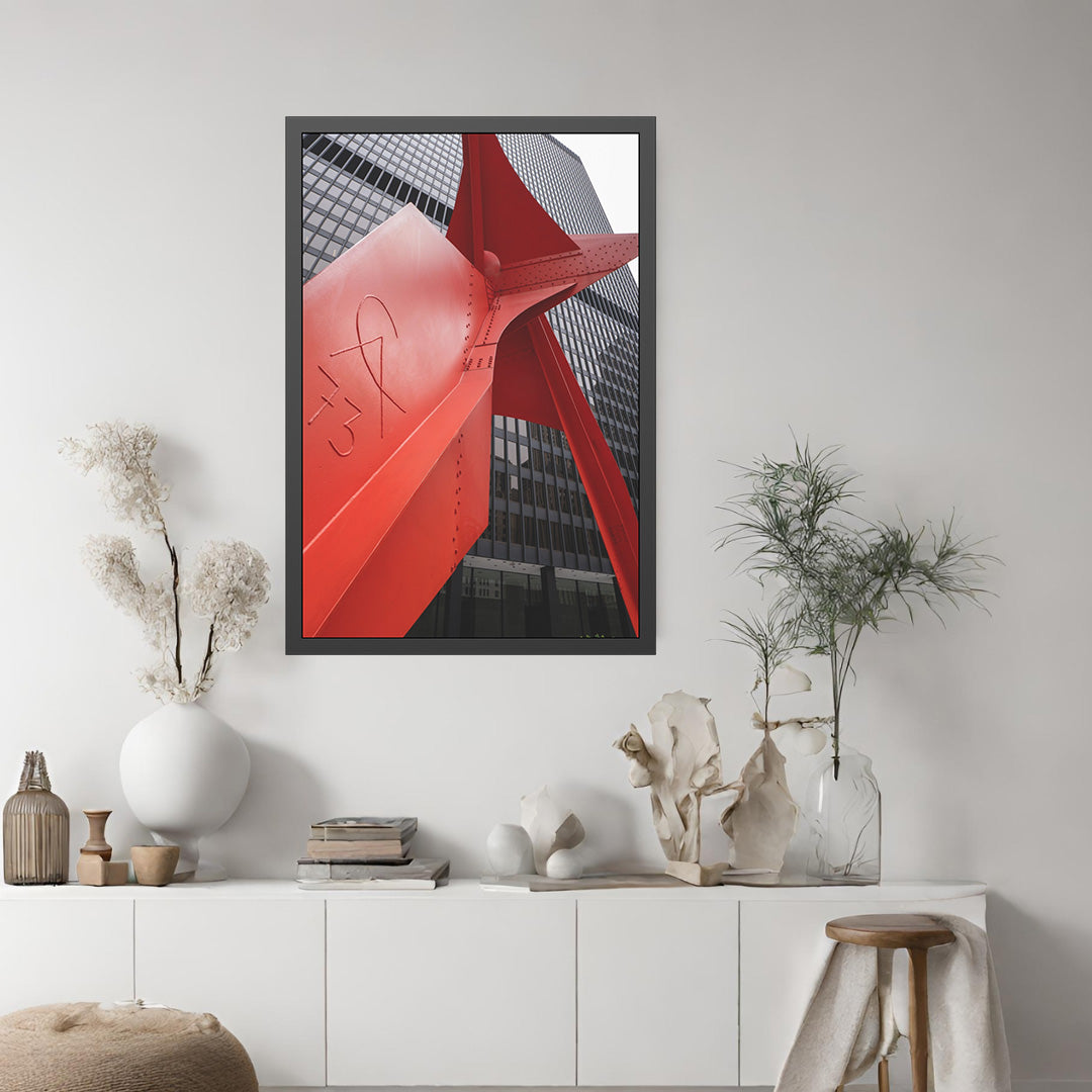 Own Chicago: Flamingo Limited Edition Cityscape Photography Print – Fine Art, Semi-Gloss, or Matte – Framed or Unframed Luxury Wall Art