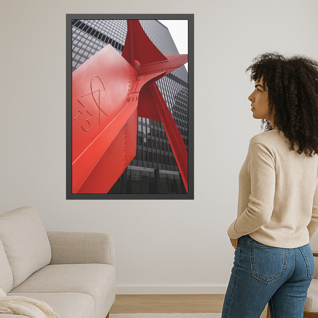 Own Chicago: Flamingo Limited Edition Cityscape Photography Print – Fine Art, Semi-Gloss, or Matte – Framed or Unframed Luxury Wall Art