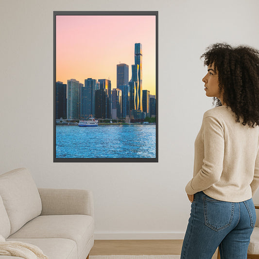 Own Chicago: Chicago Skyline Limited Edition Cityscape Photography Print – Fine Art, Semi-Gloss, or Matte – Framed or Unframed Luxury Wall Art