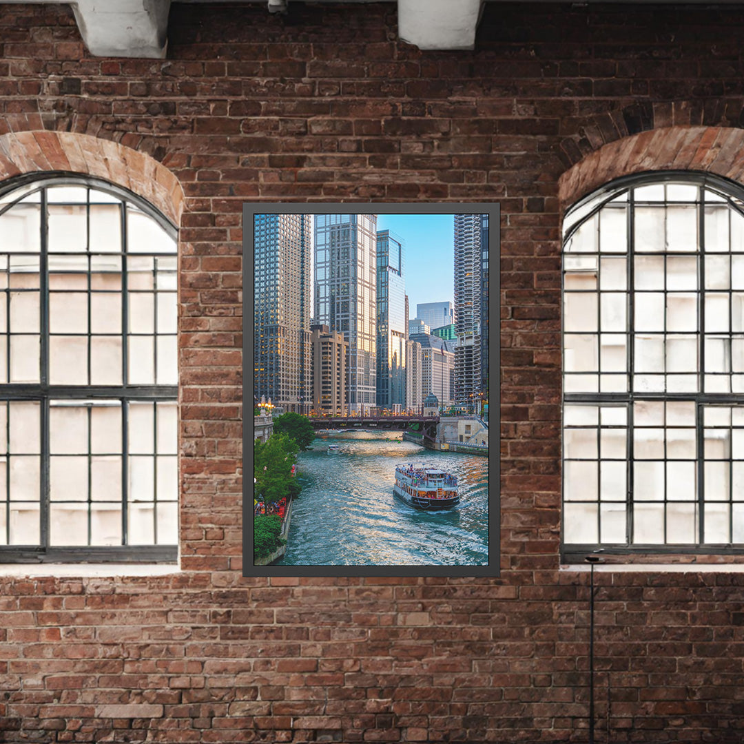 Own Chicago: Chicago River Limited Edition Cityscape Photography Print – Fine Art, Semi-Gloss, or Matte – Framed or Unframed Luxury Wall Art