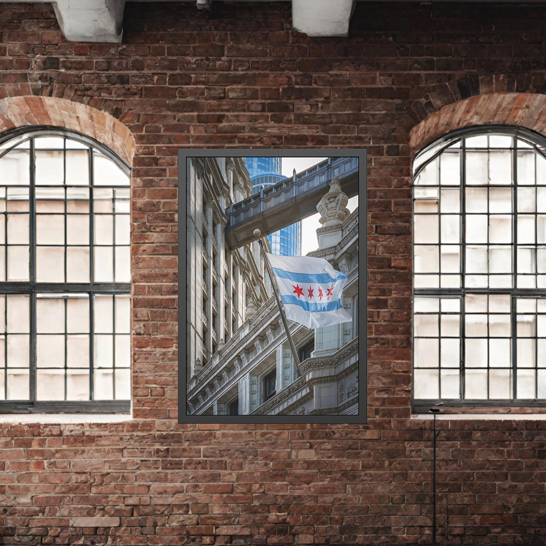 Own Chicago: Chicago Flag Limited Edition Cityscape Photography Print – Fine Art, Semi-Gloss, or Matte – Framed or Unframed Luxury Wall Art