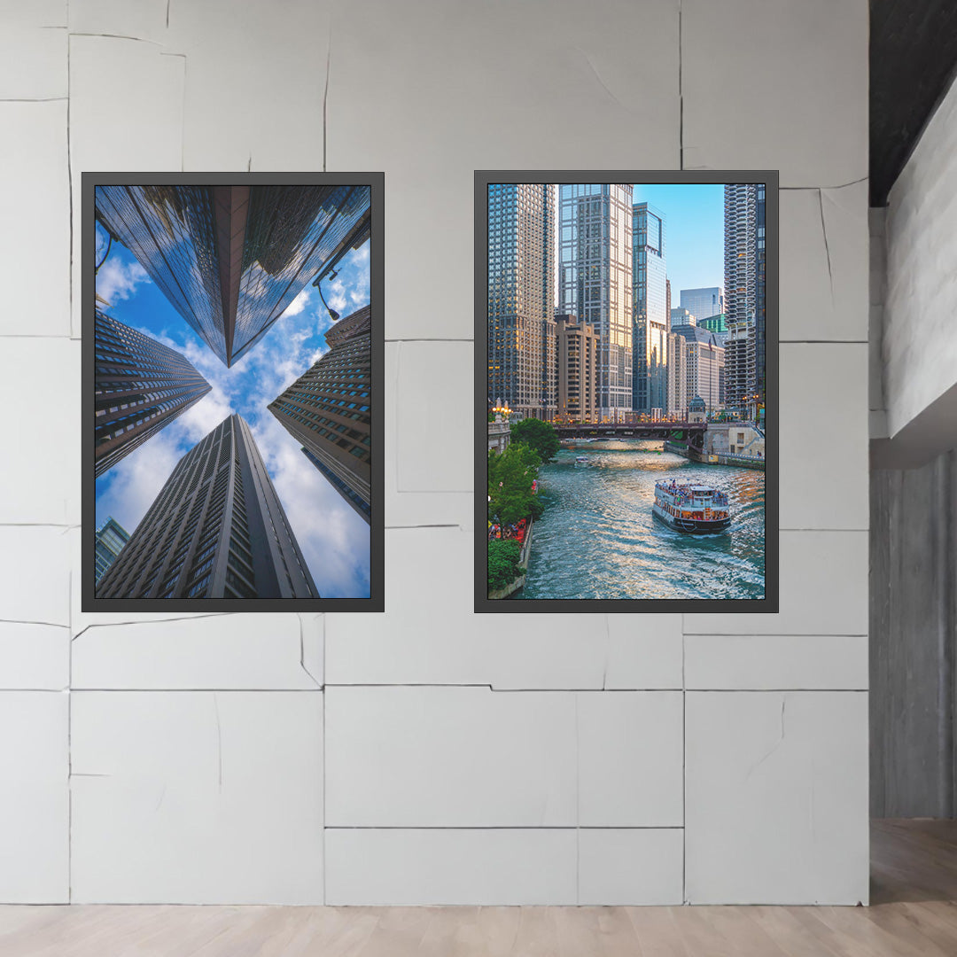 Own Chicago: Chicago River Limited Edition Cityscape Photography Print – Fine Art, Semi-Gloss, or Matte – Framed or Unframed Luxury Wall Art