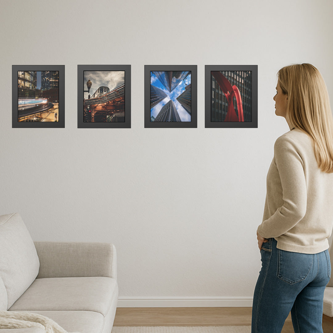 Own Chicago: Moody Train Limited Edition Cityscape Photography Print – Fine Art, Semi-Gloss, or Matte – Framed or Unframed Luxury Wall Art