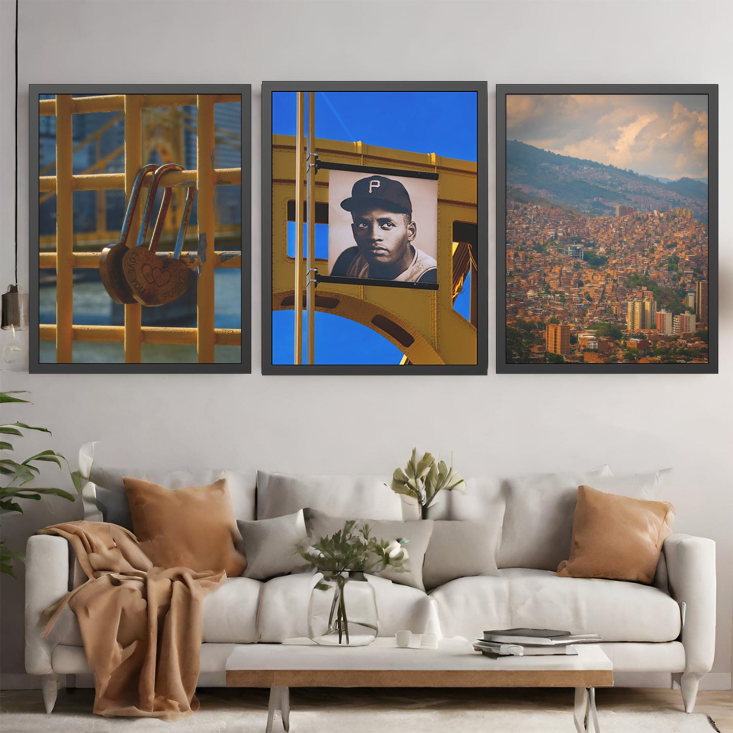 Own Pittsburgh: Limited Edition Roberto Clemente Photography Print – Featuring the Golden Triangle, Steelers, Penguins, Yellow Bridges & More – Fine Art, Semi-Gloss, or Matte – Framed or Unframed Luxury Wall Art