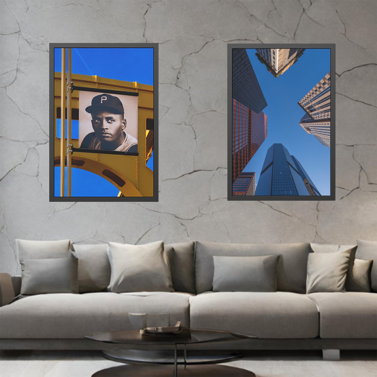 Own Pittsburgh: Limited Edition Roberto Clemente Photography Print – Featuring the Golden Triangle, Steelers, Penguins, Yellow Bridges & More – Fine Art, Semi-Gloss, or Matte – Framed or Unframed Luxury Wall Art