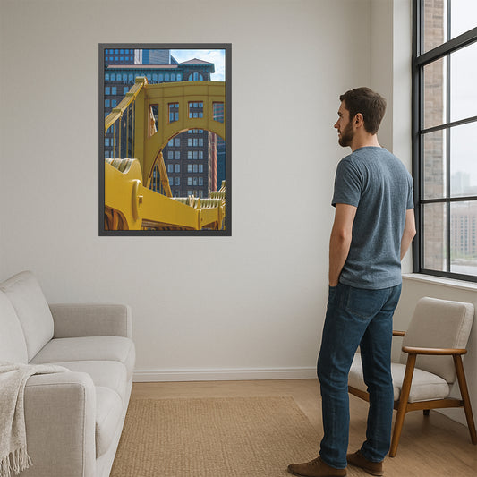 Own Pittsburgh: Limited Edition Cityscape Photography Print – Featuring the Golden Triangle, Steelers, Penguins, Yellow Bridges & More – Fine Art, Semi-Gloss, or Matte – Framed or Unframed Luxury Wall Art