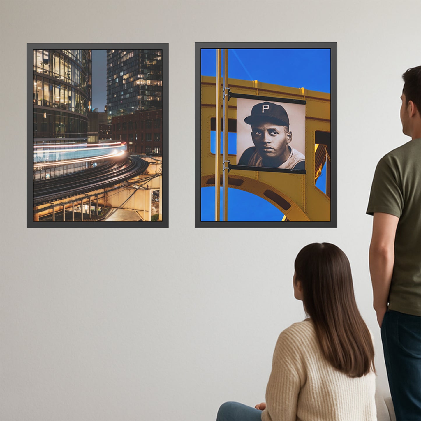 Own Pittsburgh: Limited Edition Roberto Clemente Photography Print – Featuring the Golden Triangle, Steelers, Penguins, Yellow Bridges & More – Fine Art, Semi-Gloss, or Matte – Framed or Unframed Luxury Wall Art