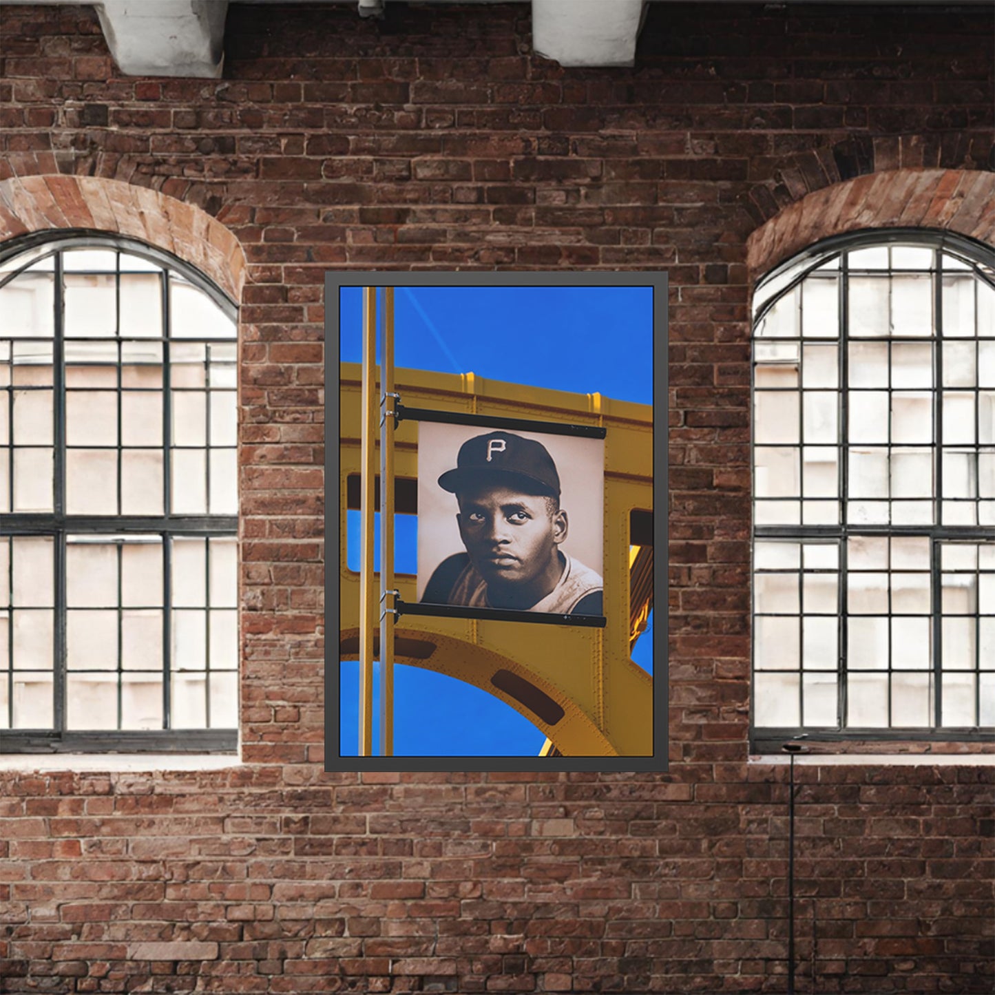 Own Pittsburgh: Limited Edition Roberto Clemente Photography Print – Featuring the Golden Triangle, Steelers, Penguins, Yellow Bridges & More – Fine Art, Semi-Gloss, or Matte – Framed or Unframed Luxury Wall Art