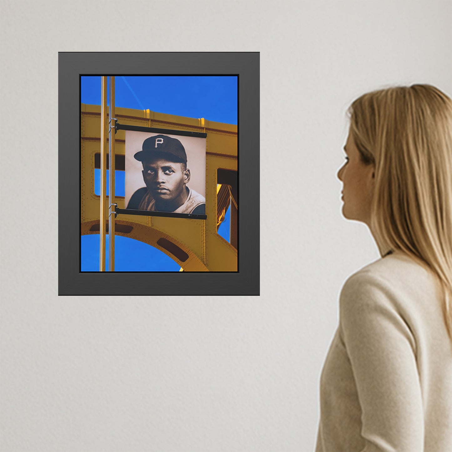 Own Pittsburgh: Limited Edition Roberto Clemente Photography Print – Featuring the Golden Triangle, Steelers, Penguins, Yellow Bridges & More – Fine Art, Semi-Gloss, or Matte – Framed or Unframed Luxury Wall Art