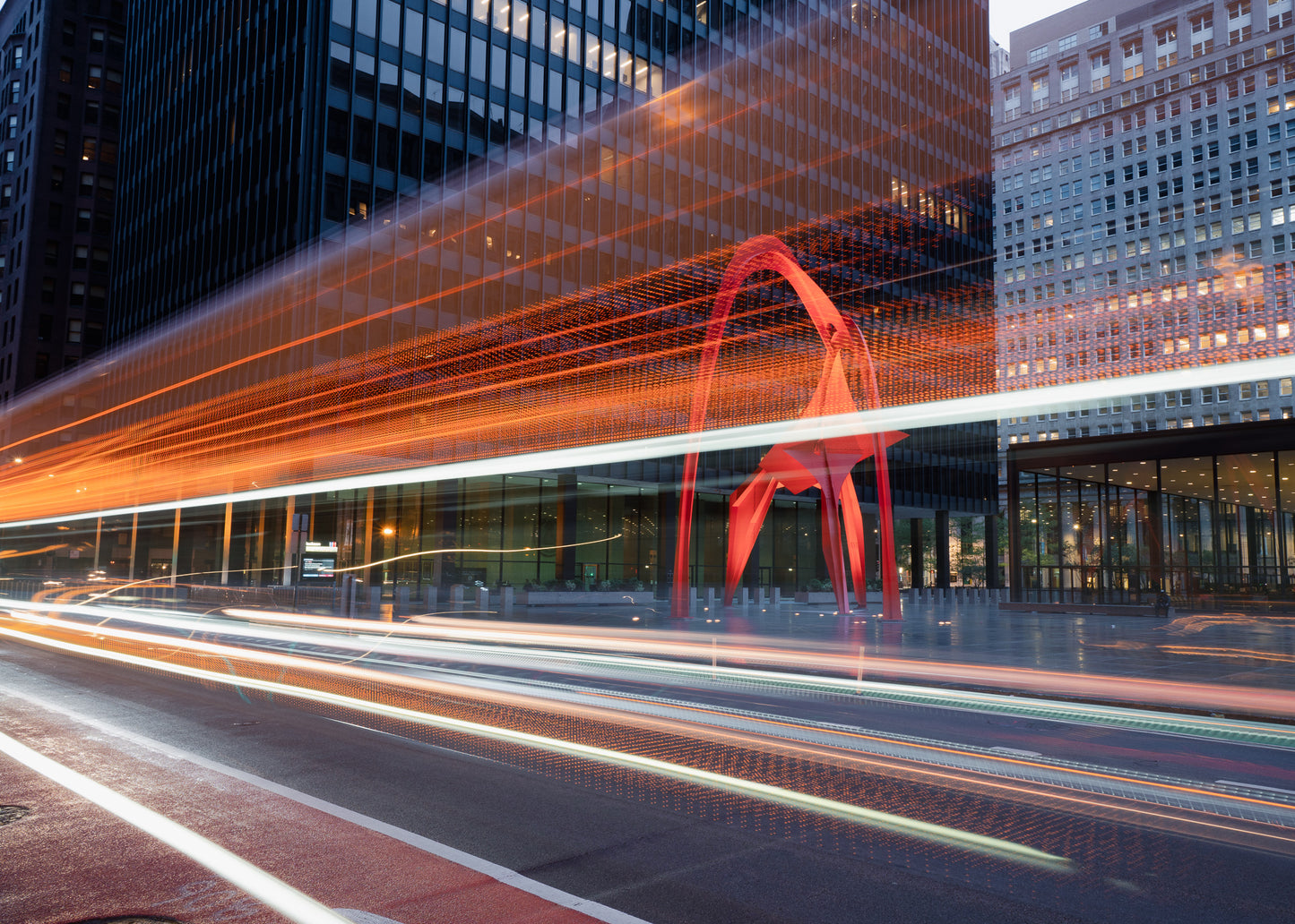 Flamingo Streaks – Unframed Matte Photography Print