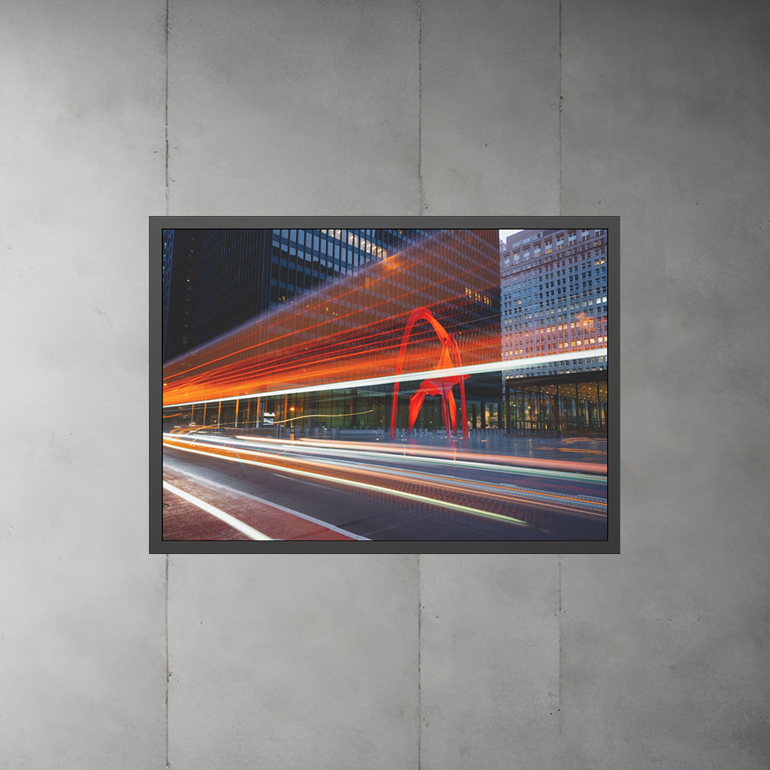 Flamingo Streaks – Unframed Matte Photography Print