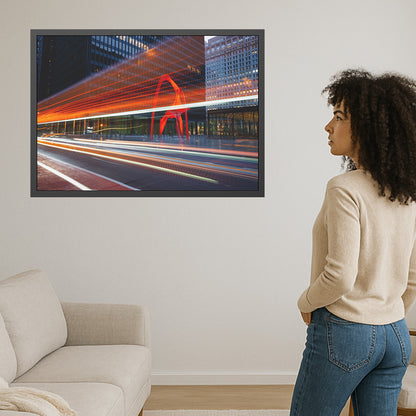 Flamingo Streaks – Unframed Matte Photography Print