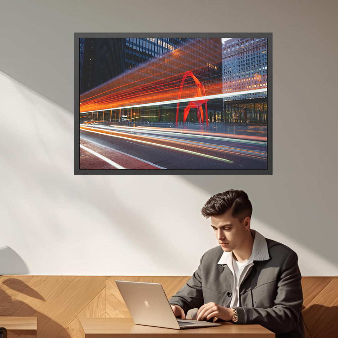 Flamingo Streaks – Unframed Matte Photography Print